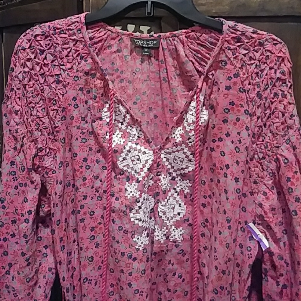 Topshop embroidered dress - Picture 5 of 8